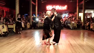 Blanquita, a tango legend 93 years old dance Tango in Sueño Porteño, Buenos Aires