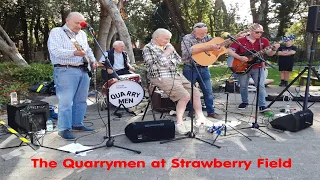 John Lennon's Quarrymen Performing at Strawberry Field - 28th August 2021