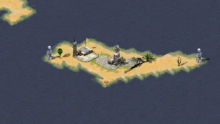 Red ALert 2 | Extra hard AI | 7 vs 1 | mediterranean sea Map | Great Britain