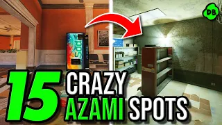 15 *NEW* Gamebreaking Azami Spots - Rainbow Six : Siege