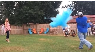 Baseball Gender Reveal!!-Baby Beard