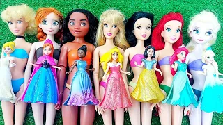 ASMR 5 MYSTERY SURPRISES Disney Princess Miniature Dolls Satisfying Unboxing NO Talking Video DIY