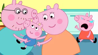 Daddy, Mommy Don't Leave Me Alone!! - Please Come Back!! - Peppa Pig Funny Animation