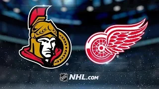 Ottawa Senators vs Detroit Red Wings NHL Game Recap