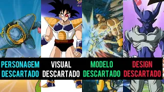 IDEIAS, PERSONAGENS E DESIGN DESCARTADOS DOS FILMES DE DRAGON BALL Z/SUPER