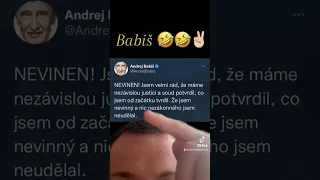 Babiš zprostěn soudu 💯✌🏻 #cz #funny #viral #trendy #babiš #soud #joke #meme #andrejbabiš