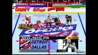 2 on 2 Open Ice Challenge (1995) Gameplay PSX,PSONE,PlayStation 1