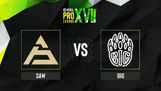 sAw vs. BIG - Map 2 [Overpass] - ESL Pro League Season 17 - Lower bracket