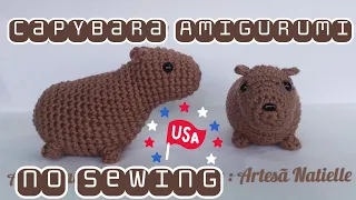 Capybara Amigurumi NO SEW