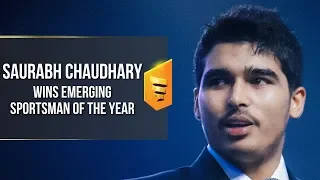 Saurabh Chaudhary Wins Emerging Sportsman Of The Year | ISH 2019 | BlueRising