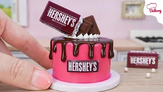 Hershey's Perfectly Miniature Pink Chocolate Cake| Mini Bakery