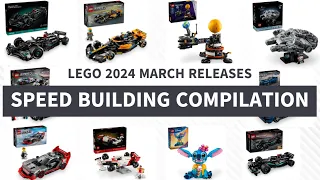 LEGO March 2024 Sets Compilation Speed Building Reviews