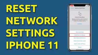 How To Reset Network Settings on Apple iPhone 11