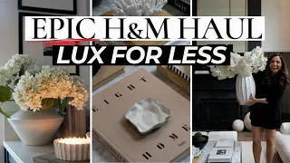 H&M HOME HAUL:: THE BIGGEST EVER!!!  LUX FOR LESS!!