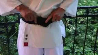 How to tie a karate belt (obi)? / Как правильно завязывать пояс?