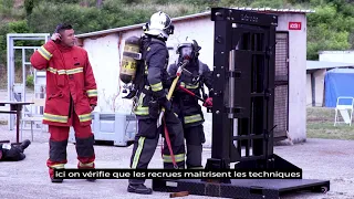 Examen de fin de formation pompier de Paris