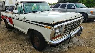 1979 Ford F150 Ranger XLT Junkyard Find