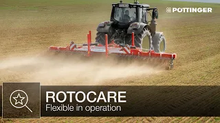 Flexible in operation with ROTOCARE rotary hoes | PÖTTINGER