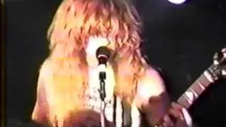 Megadeth Token Lounge @ Detroit, Mi, USA October 28, 1986