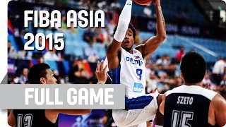 Philippines v Hong Kong - Group B - Full Game - 2015 FIBA Asia Championship