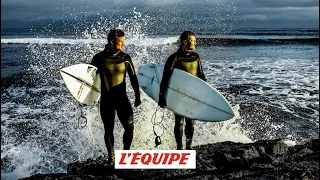 Le surftrip islandais de Bixente Lizarazu et Michel Bourez