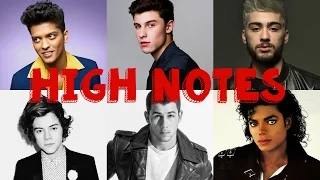 MALE SINGERS HITTING HIGH NOTES (C5-C6)