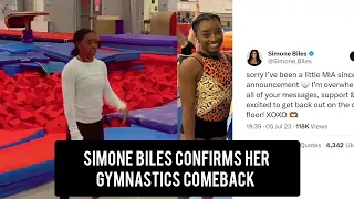 Simone Biles confirms she's back competing elite Gymnastics in 2023