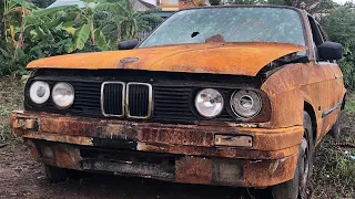 ABANDONED restoration 50 year old BMW 3 series cars that were severely damaged / Rebuild the BMW car