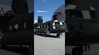 Sneak peek of the block II Chinook helicopter