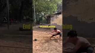 18 year old vs 18 year old tug of war