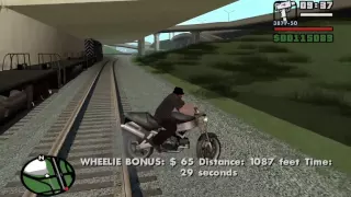 Snail Trail (Syndicate Mission #6) - GTA San Andreas - floating train glitch - NO CHEATS and no mods