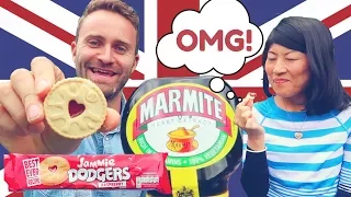 British Food Taste Test | Does BRITISH FOOD Really Taste That Bad?