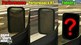 GTA 5 Online - Performance / Performance RT / Fidelity Comparison