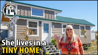 She downsized to a Tiny Home after her husband passed away