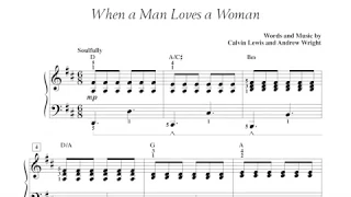 When a Man Loves a Woman (page 74, Adult Piano Adventures Popular Book 2)