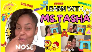 Baby and Toddler Learning - ABC’s, First Words, Vowel Sounds, Speech🍭💫🍎 ♥️ #tittlekins #MsTasha