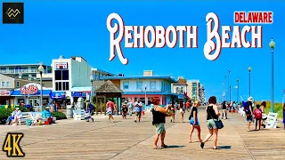 Rehoboth Beach Boardwalk & Rehoboth Ave [4K]