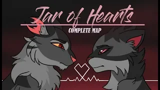 COMPLETE TIGERSTAR X DARKSTRIPE AU MAP || JAR OF HEARTS