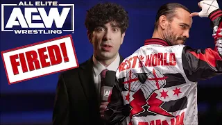 THE REAL REASON TONY KHAN FIRED CM PUNK! #AEW #CMPUNK