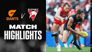 GWS Giants v Sydney Swans Highlights | Round 1, 2022 | AFL