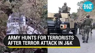 Indian Army’s Mega Search Operation With Drones After Reasi Terror Attack On Pilgrims Bus Kills 10