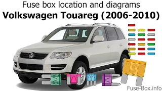 Fuse box location and diagrams: Volkswagen Touareg (2006-2010)