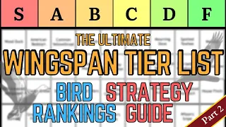 The Ultimate Wingspan Tier List: Early Game Strategy Guide & Bird Rankings - Part 2