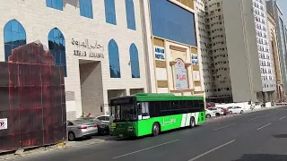 جولة كاملة  فى شارع أجياد الفنادق البعيدة عن الحرم بالباصات مكة المكرمة الجزء الثانى