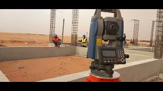 Resection with sokkia mi50 total station