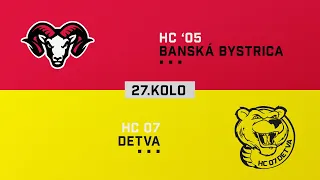 27.kolo HC 05 Banská Bystrica - HC 07 Detva HIGHLIGHTS