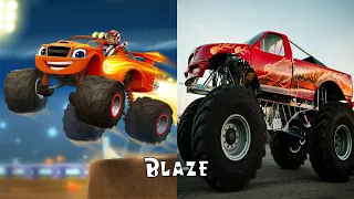 Blaze and the Monster Machines Characters in Real Life 2022