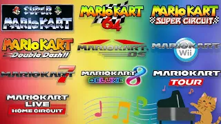 Mario Kart All Series Piano Arranged! (SNES~Switch)
