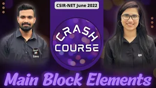 Main Group Elements|CSIR NET June 2022 crash course|CSIR NET September 2022 exam|Crash Course