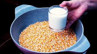 If you have 1 glass of corn and milk, Try this recipe! Unbelievable good!